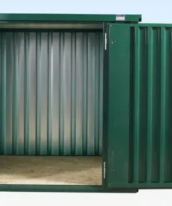 (Powder Coated) Flat Packed Metal Storage Container